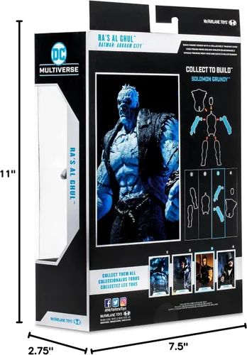 Miniatura 11 de McFarlane Toys - DC Gaming Build-A 7IN Figuras WV1 - Arkham City - RA'S AL GHUL