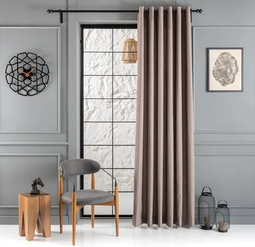 Miniatura 8 de Cortinas de lino sintético (2 paneles de 50 pulgadas de ancho x 108 pulgadas de largo, color blanco hueso)
