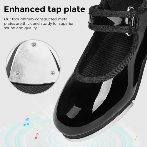 Miniatura 3 de Stelle Zapatos de baile de piel sintética para niñas y niños pequeños (niños pequeñosniños grandes)