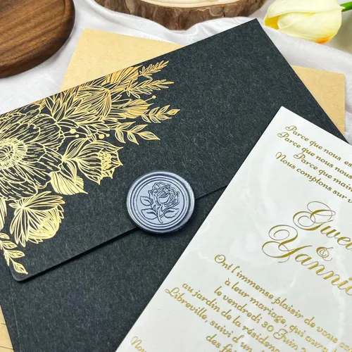 Miniatura 4 de 25 calcomanías para sellos de cera, hechas a mano, autoadhesivas, para invitaciones de bodas, sobres, envoltura de regalo, Navidad