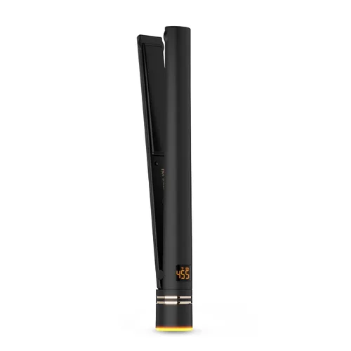 Miniatura 9 de HOT TOOLS Pro Artist - Plancha plana iónica de oro negro de 1 1/4 pulgadas, úsalo como alisador para cabello liso elegante o utiliza bordes
