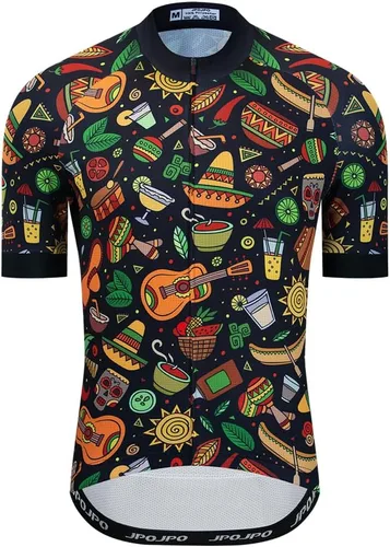 Maillot de ciclismo hombres México manga corta verano bike camisas ciclismo cremallera completa con bolsillos carretera bicicleta ropa