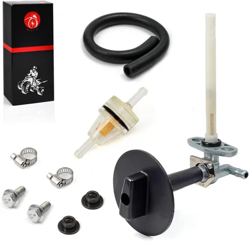 Válvula de combustible y palanca compatibles con Honda Recon 250 Rancher 350 420 Foreman 400 Foreman 450 FourTrax Foreman Rubicon 500 TRX250 TE/TM