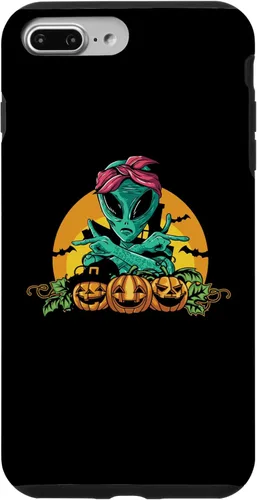 Miniatura 9 de iPhone 13 Pro Alien Peace Sign Halloween Costume Pumpkin Men Women Kids Case