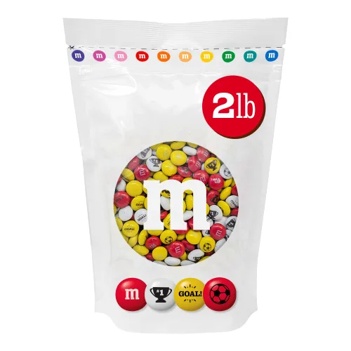 Miniatura 2 de M&M'S - Caramelo de chocolate con leche patriótico preimpreso, 2 libras de dulces a granel en bolsa resellable, perfecto para fiestas del 4