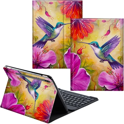 Miniatura 56 de Funda para Samsung Galaxy Tab S6 Lite 2022/2020 Teclado inalámbrico desmontable y cubierta de cuero PU Funda protectora para tableta para Samsung