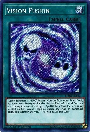 Yu-Gi-Oh! - Vision Fusion - BLHR-EN012 - Secret Rare - 1ª Edición - Battles of Legend: Hero's Revenge