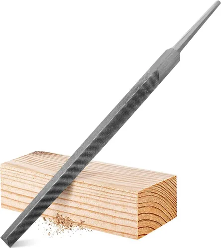 Miniatura 11 de Lima semicircular de 6 pulgadas de corte medio, dientes de doble corte, acero de alto carbono, lima de una sola mano sin mango, adecuada para dar