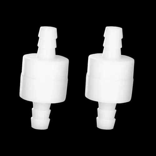 Miniatura 7 de Feelers 1/4" (6 mm) Válvula de retención en línea de una vía antirretorno, válvula de retención de aire, agua y gas, resistencia al ozono, PVDF