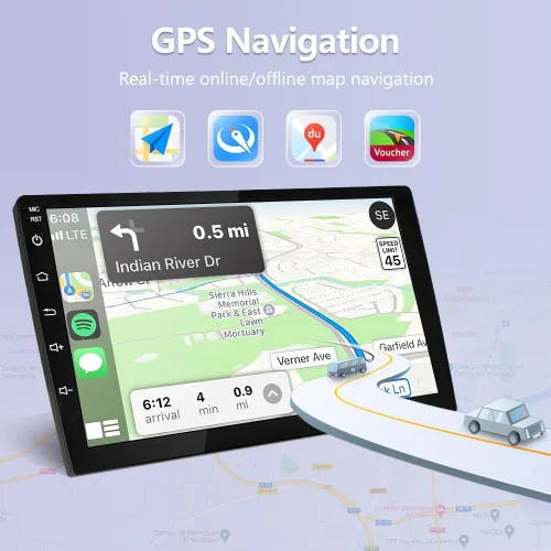 Miniatura 7 de Junsun 5G WiFi 64 GB ROM Radio de coche estéreo para Ford F150 2009 2010 2011 2012, CarPlay/Android Auto, 9 pulgadas HD IPS pantalla táctil