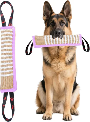 Miniatura 10 de Clysoru Juguete de yute resistente para perros