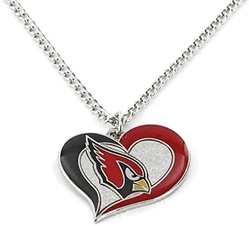 Miniatura 18 de Collar con colgante de corazón en espiral de la NFL - Joyería de regalo para mamá, esposa, hermana, hija, mejor amiga - Regalo ideal