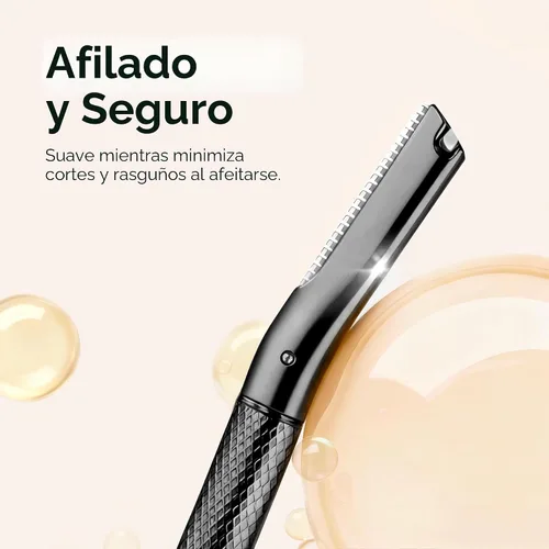 Miniatura 6 de ZOMCHI Maquinilla de afeitar para cejas, afeitadora facial para mujeres y hombres, recortadora de cejas con cubierta de precisión, afeitadora facial