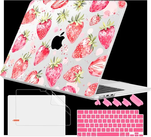 Miniatura 32 de Funda para MacBook Air 2026/2025/2024/2023 de 15 pulgadas M5 A3448/M4 A3241/M3 A3114/M2 A2941, elegante funda protectora rígida para MacBook Air