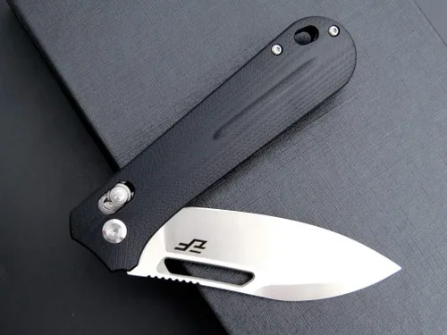 Miniatura 6 de Eafengrow EF963 Cuchillo plegable D2 Hoja de acero G10 Mango EDC Herramientas Cuchillos para trabajar al aire libre Camping (negro)