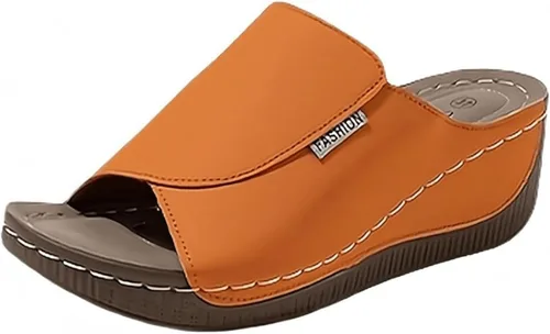 Miniatura 13 de Sandalias ortopédicas para mujer con soporte para el arco, cómodas sandalias ortopédicas de verano White