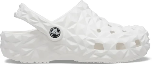 Miniatura 3 de Crocs Zueco geométrico clásico unisex para adultos K WHI
