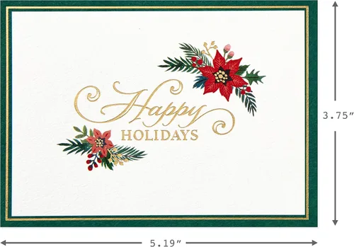 Miniatura 12 de Hallmark Surtido de tarjetas de Navidad en caja, iconos navideños (48 tarjetas con sobres) (1XPX5173)