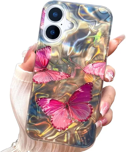 Miniatura 64 de I-MGAE-IN-AR Funda compacta para iPhone 11, diseño de mariposa, marco de protección de lente de cámara con diamante 3D, bonitas fundas protectoras