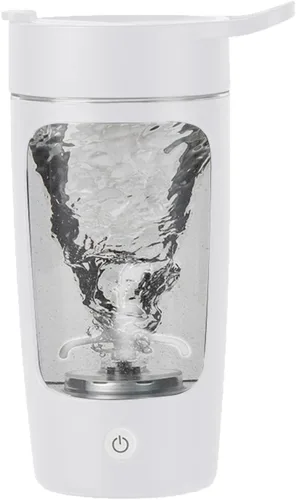 Miniatura 10 de Botella mezcladora eléctrica, botellas mezcladoras para mezclas de proteínas, Tritan sin BPA Taza mezcladora portátil, recargable, para Púrpura