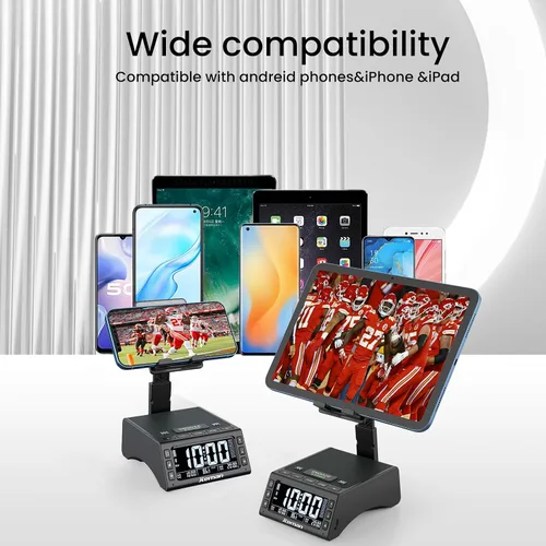 Miniatura 7 de JTEMAN Regalos para hombres y mujeres, soporte para teléfono celular con altavoz Bluetooth inalámbrico, accesorios de cocina ajustables Cool Tech