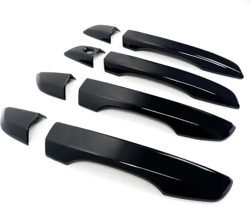 Miniatura 12 de Cubierta de Manija de Puerta Cromada Compatible con Honda Civic Sedán Hatchback Coupé Tipo R de 10ª Generación 2016 2017 2018 2019 2020 2021 Manija