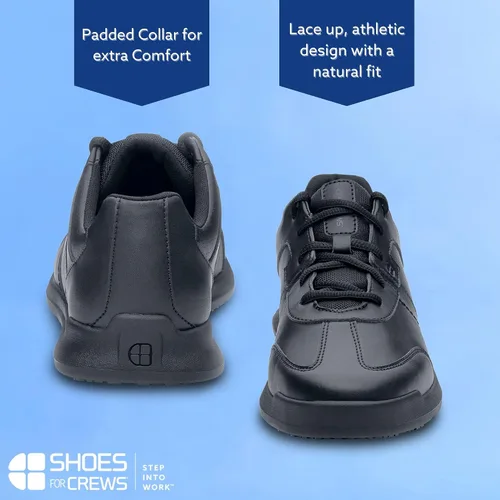 Miniatura 4 de Shoes for Crews Zapatillas de trabajo antideslizantes para hombre, cómodas, antideslizantes, para restaurantes, salud, venta al por menor