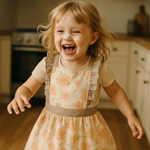 Miniatura 7 de CRB Fashion Delantal infantil para cocinar y hornear Para niños pequeños, niñas, preciosos delantales de chef de cocina