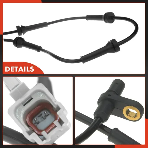 Miniatura 7 de A-Premium Sensor de velocidad de rueda ABS delantera o trasera, compatible con modelos Nissan, Rogue 2008-2013, X-Trail 2005-2006 - Reemplaza