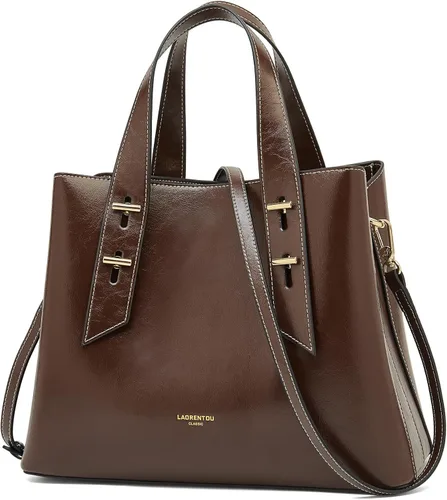 Miniatura 19 de LAORENTOU Monederos de cuero de vaca y bolso pequeño para mujer, bolso de mano para mujer, bolso de hombro para el día de la madre Designer