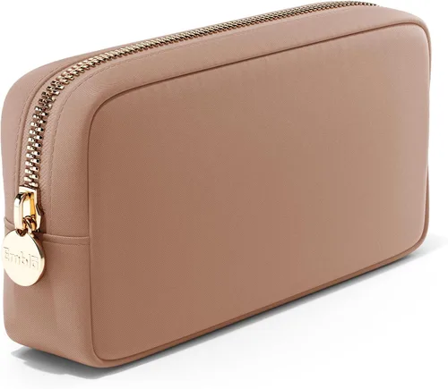 Miniatura 37 de Embla Bolsa de maquillaje de viaje para cosméticos y bolsa de artículos de tocador, bolsa de nailon con cremallera, lindo organizador de maquillaje