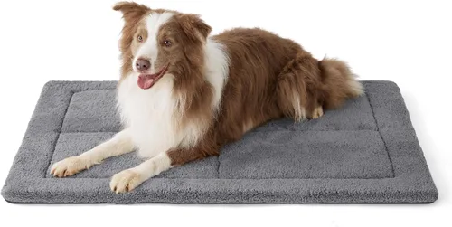 Miniatura 9 de Bedsure Cama Lavable para Jaula de Perro para Perros Pequeños, Alfombra de Espuma Suave para Suelo de Mascotas, Almohadilla Versátil y Ligera