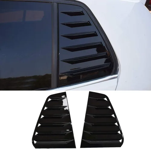 Miniatura 2 de HIGH FLYING Para VW Volkswagen Golf 7 MK7 2015-2021 ABS 2015-2021 Cubierta de rejilla de ventana lateral trasera 2 piezas