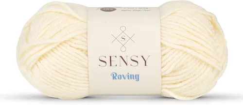 Miniatura 62 de Sensy Roving - Ovillo de lana multicolor, 3.5 onzas, 132 yardas, calibre 5, voluminoso (otoño)