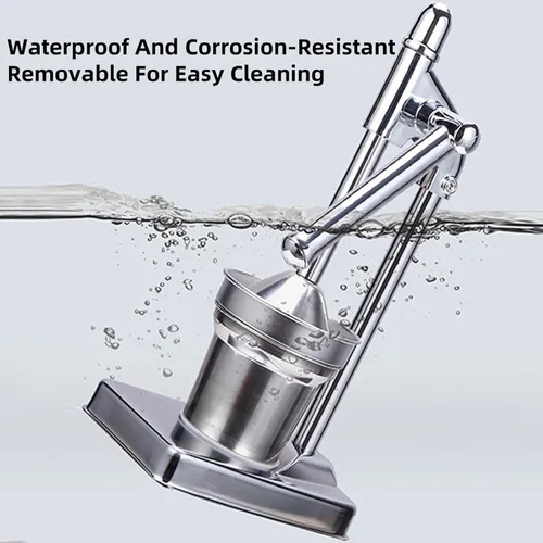 Miniatura 5 de Exprimidor manual de hierro fundido, exprimidor manual de hierro fundido resistente, máquina trituradora para jugo de naranja de limonada fresca