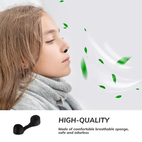 Miniatura 2 de Tondiamo 100 piezas de filtro de tapón de nariz desechable, esponja de filtro de nariz para mujeres y hombres, bronceado en aerosol sin sol, áreas