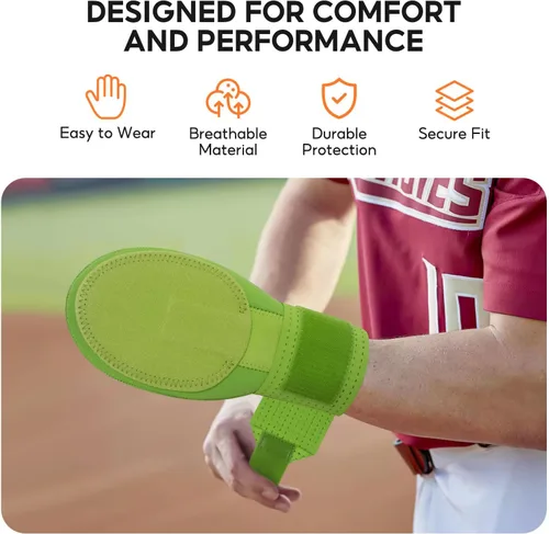 Miniatura 7 de Guante deslizante para jóvenes y adultos, guante de béisbol y sóftbol para protección de la mano, accesorio Drippy Drip diseño ambidiestro