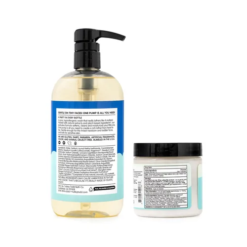 Miniatura 7 de Set de lavado corporal y ungüento para eccema hipoalergénico y suave de Tubby Todd para bebés - Cuidado de la piel delicado para recién nacidos