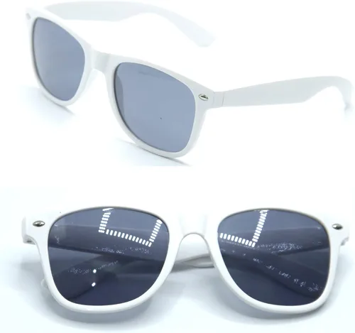 Miniatura 3 de Gafas de sol de boda personalizadas a granel para invitados de fiesta, gafas de sol personalizadas con logotipo de dama de honor, Blanco