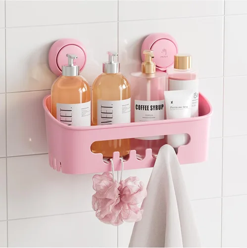 Miniatura 16 de TAILI Organizador de Ducha con Ventosa Paquete de 2, Organizador de Baño de Alta Resistencia, Estantes Removibles para Interior de Ducha, Champú