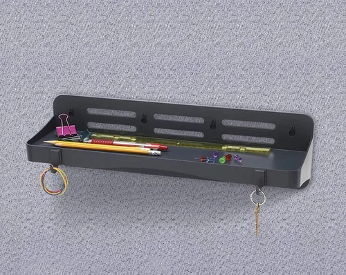 Miniatura 2 de Officemate Verticalmate - Bandeja para cubículos, 5.5 x 3 x 3.375 pulgadas, carbón (29062)
