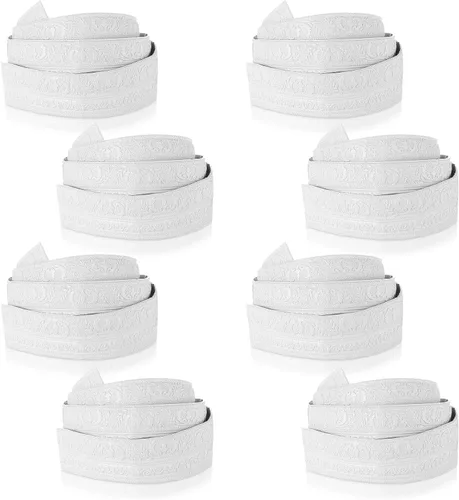 Miniatura 2 de TaoBary Moldura de espuma flexible autoadhesiva de 90 x 3 pulgadas, borde de papel tapiz 3D, líneas decorativas de pared para despegar y pegar