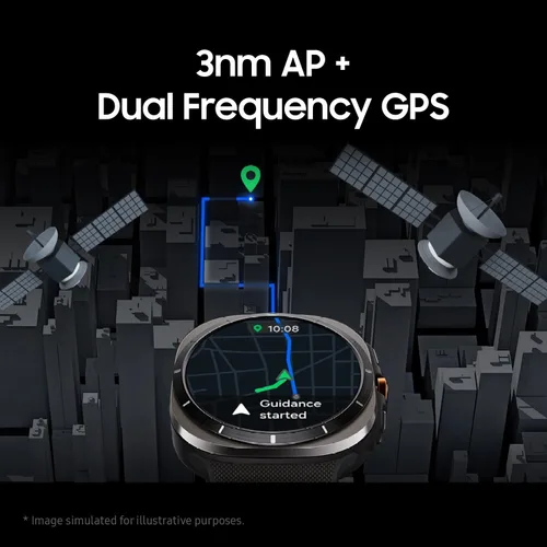 Miniatura 7 de Samsung Galaxy Watch Ultra Smartwatch - 2025 Version, 47mm, Titanium Blue, LTE (CAD Version & Warranty) - Durable Titanium Cover, Cushion Design