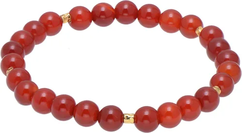Paialco Pulsera elástica de cuentas naturales o creadas de 0.236 in, pequeña para niñas y mujeres, 6.5 pulgadas