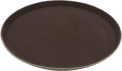 Miniatura 11 de G.E.T. NS-1014-BR Bandeja rectangular antideslizante de plástico sin BPA, de 10 x 14 pulgadas, color marrón