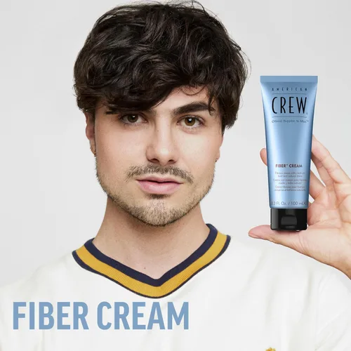 Miniatura 2 de American Crew Crema de Fibra para Hombres, Como Gel para el Cabello con Fijación Media y Brillo Natural, Regalo Pequeño para Él, 3.3 Fl Oz