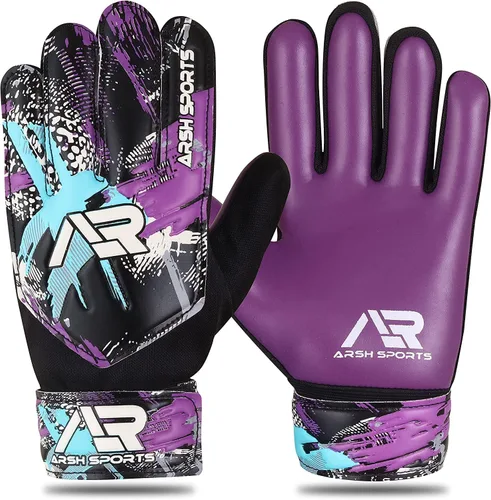 Miniatura 20 de Guantes de portero de fútbol, guantes de portero de fútbol para niños, jóvenes y niños con protección doble en la muñeca y palma de súper agarre