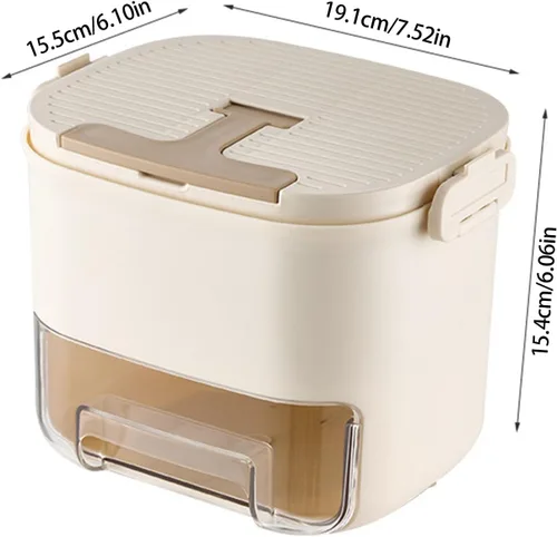 Miniatura 5 de Bandeja tipo cajón con tapa, apilable, congeladores, contenedor para cocteles, almacenamiento de alimentos para bebés