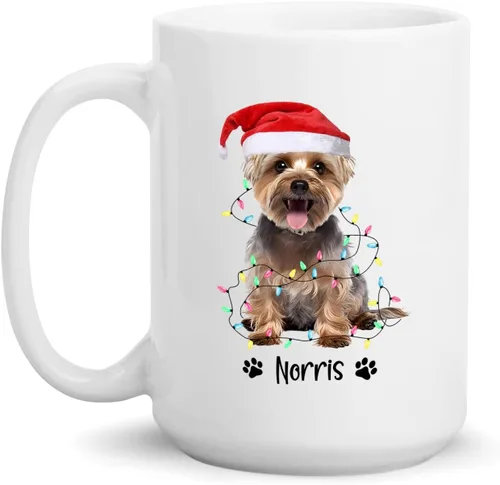 Miniatura 20 de Taza personalizada de Alaskan Malamute – Taza de café personalizada con nombre para los amantes de los perros – Regalo de cerámica de Navidad