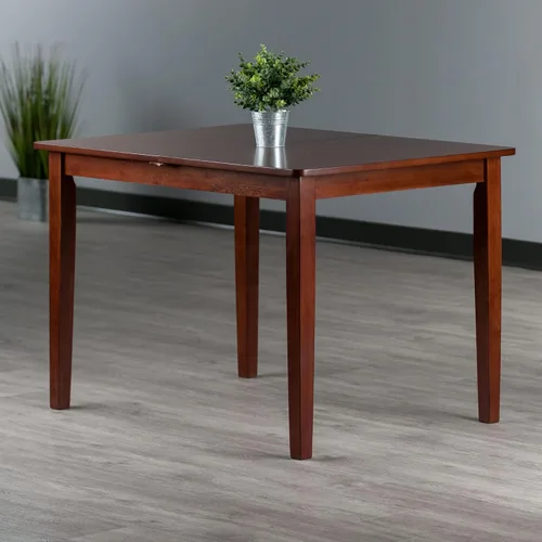 Miniatura 4 de Winsome Darren Mesa de comedor extensible, para comedor, 29 pulgadas, nogal